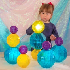 Radiant Colour Boulders - Set Of 12  -Children Learning Toy Store radiant colour boulders set of 12 louise kool galt 561355