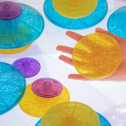 Radiant Colour Pebbles - Set Of 15  -Children Learning Toy Store radiant colour pebbles set of 15 louise kool galt 407858