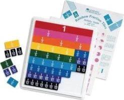 Rainbow Fraction Tiles Student Set