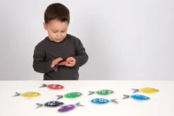 Rainbow Gel Number Fish - Pk21 -Children Learning Toy Store rainbow gel number fish pk21 manipulatives louisekool 403446