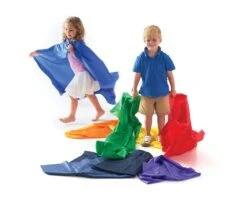 Rainbow Habutae Fabric - Set Of 7