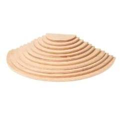 Rainbow Semicircles -Children Learning Toy Store rainbow semicircles toys louise kool natural 525809