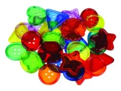 See-Thru Big Buttons - 30 Pieces