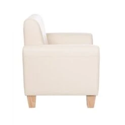 Sense Of Place Vinyl Chair -Children Learning Toy Store sense of place tan vinyl chair furnishings louise kool 726311