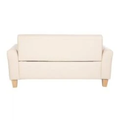 Sense Of Place Vinyl Couch -Children Learning Toy Store sense of place tan vinyl couch furnishings louise kool 226327