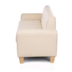 Sense Of Place Vinyl Couch -Children Learning Toy Store sense of place tan vinyl couch furnishings louise kool 386657