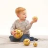 Sensory Reflective Gold Balls - Set Of 4 -Children Learning Toy Store sensory reflective gold balls set of 4 toys louise kool 700886
