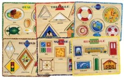 Shape Puzzle Set Of 6