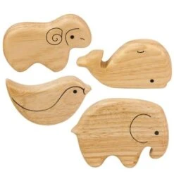 Soft Sounds Wooden Animals