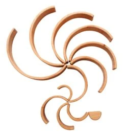 Stacking Tunnels -Children Learning Toy Store stacking tunnels blocks louise kool natural tunnel 674139