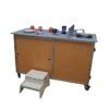 Toy Disinfectant/Food Preparation Cart With Portable Self Contained Sink -Children Learning Toy Store toy disinfectantfood preparation cart with portable self contained sink furnishings louise kool 922968
