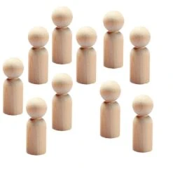 Wood Peg People