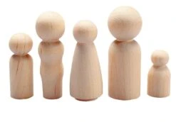 Wood Peg People -Children Learning Toy Store wood peg people toys louise kool people wood shapes set of 40 556270