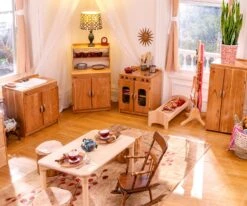 Woodcrest Complete Kitchen By Community Playthings -Children Learning Toy Store woodcrest complete kitchen by community playthings furnishings community playthings 683404