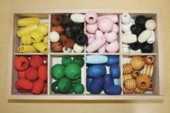 Wooden Bead Assortment - 100 Pieces