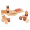 Wooden Block Balance - Set Of 17 -Children Learning Toy Store wooden block balance set of 17 blocks louise kool 390620