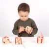 Wooden Lacing Shapes - Set Of 4