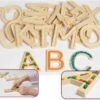 Tactile Uppercase Letters - Set Of 29 -Children Learning Toy Store wooden uppercase letters set of 29 manipulatives dusyma 407230